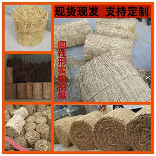 草垛方形草垛圆形干稻草垛凳子装饰婚庆拍摄道具圆柱形草堆草垛子