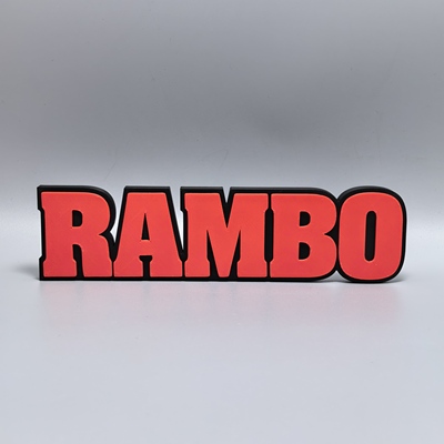 兰博logo立牌3D打印创意模型