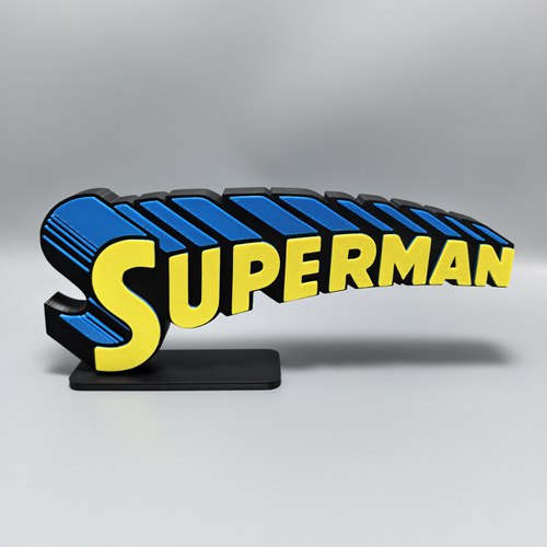 超人superman标志立牌摆件