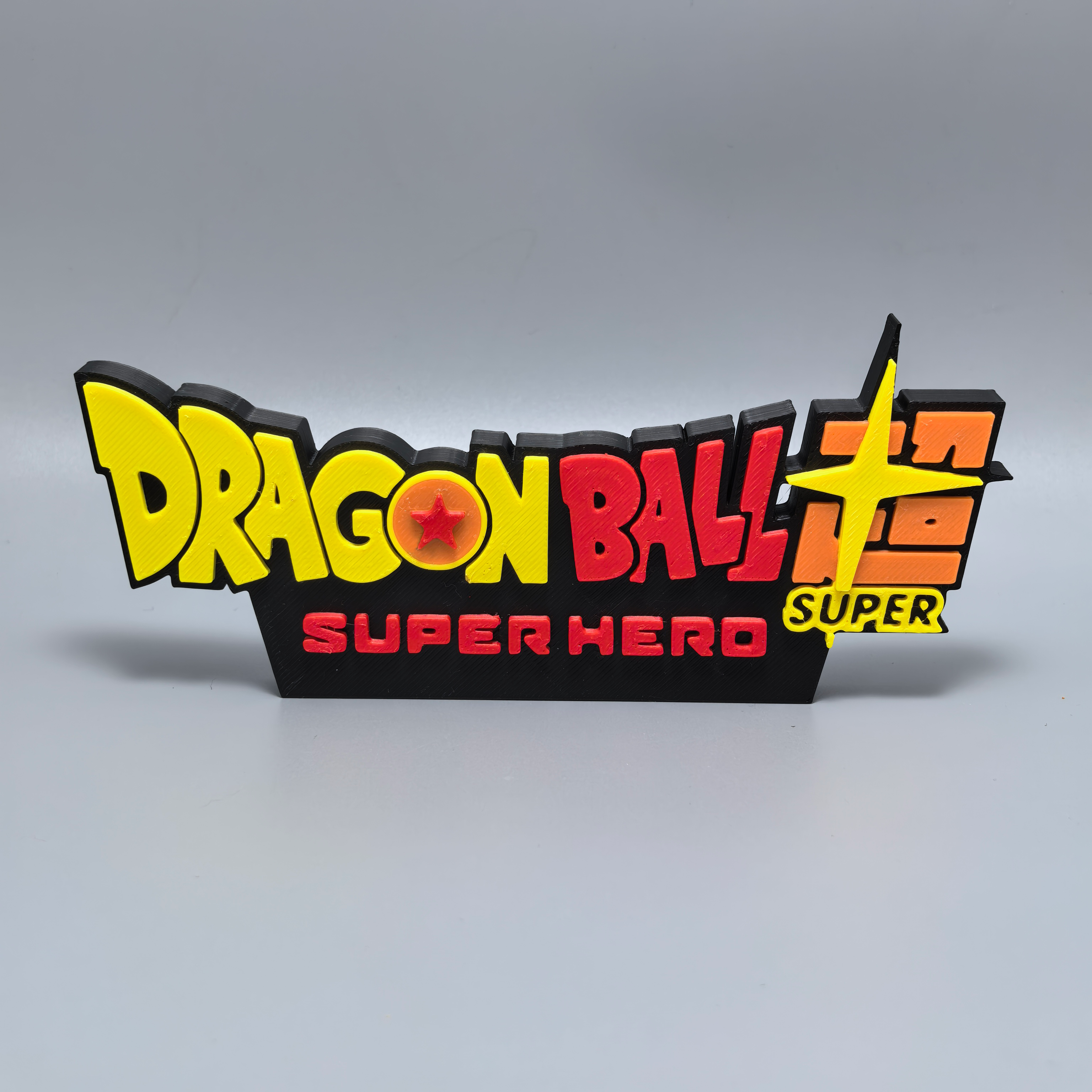 龙珠超标志立牌DRAGONBALL动漫招牌3D打印创意模型高颜值潮玩摆件