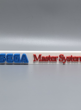 世嘉SEGA标志立牌电子游戏周边3D打印创意LOGO模型高颜值装饰摆件