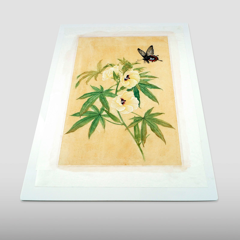 新品国画工笔亚克力板白色写字裱纸不变形宣纸美术生专用包邮