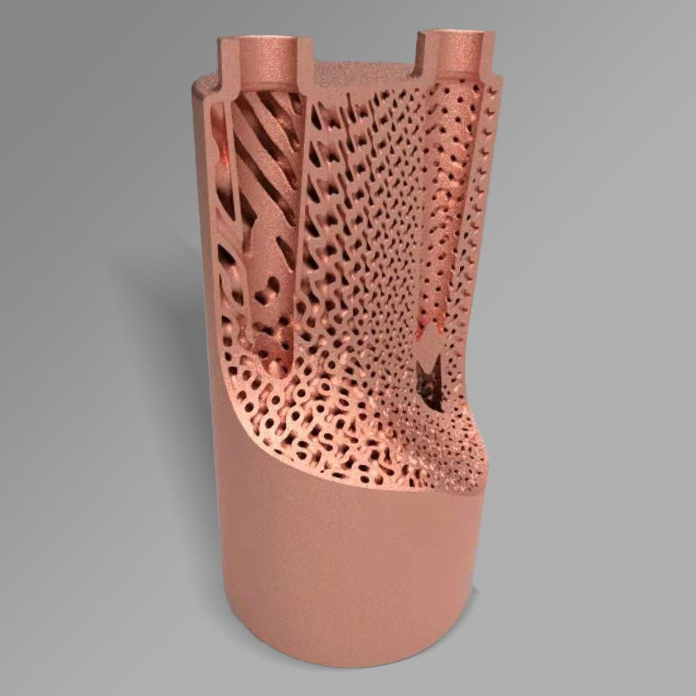 精密3D打印纯铜淬火线圈