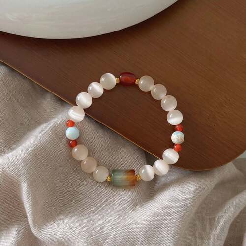 【寺庙流通】新中式冰透石孔雀