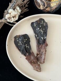 元呼呼宠物厨房｜有机黑芝麻酱火麻仁鸭脑壳儿