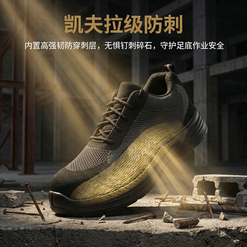 老矿长防砸防刺绝缘防静电劳保鞋