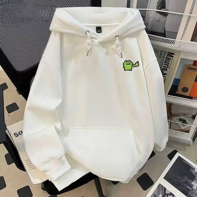 趣味卡通青蛙印花连帽卫衣男女童秋冬新款潮流oversize学生上衣,童装/婴儿装/亲子装,卫衣/绒衫,淘宝优惠券,粉丝福利购,淘宝优惠卷