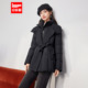 爱依服2025冬季 新款 韩版 IEF 时尚 小众设计通勤百搭轻羽绒中外套