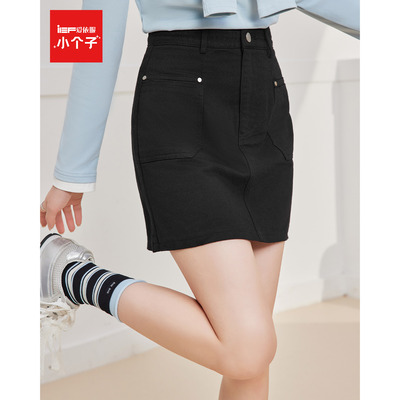 IEF/爱依服小个子2026春季新款韩系风简约通勤百搭显瘦显腿长A裙