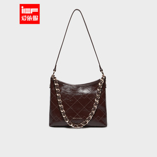 IEF/爱依服时尚女包2025新款流行爆款菱格设计通勤百搭单肩腋下包