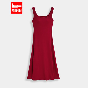 IEF 韩系简约休闲内搭外穿百搭背心长裙 爱依服裙子2026春夏新款