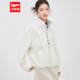 新款 春季 韩系气质感简约休闲百搭磨砂皮外套 爱依服2026春季 IEF