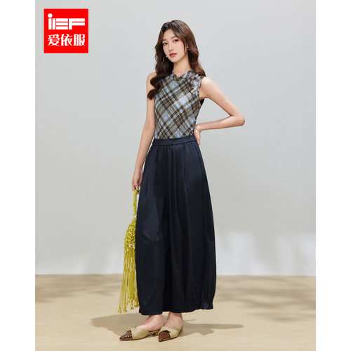 IEF/爱依服2026夏季新款韩版休闲减龄少女风日常百搭哈伦九分裤