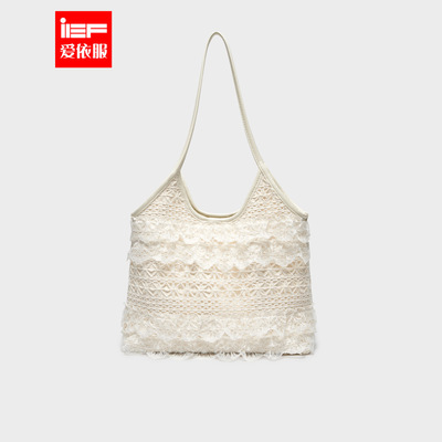IEF/爱依服2025夏季新款法式度假风浪漫淑女气质百搭单肩大号软包