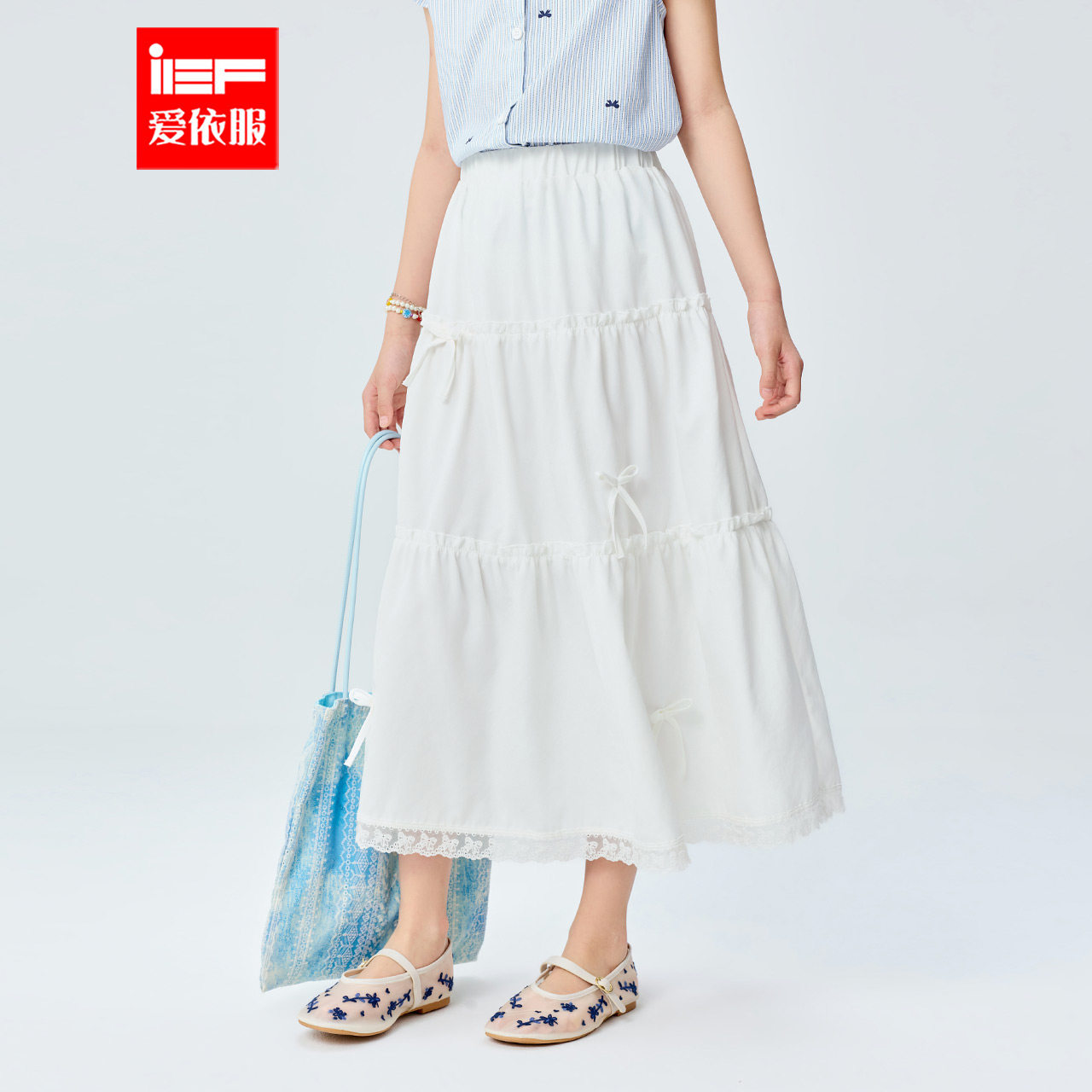 MINIIEF【爱依服童装】2026夏季新款韩系甜美洋气女童百搭单裙