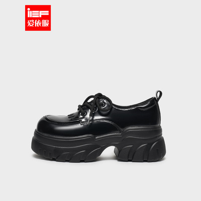 IEF/爱依服2025秋冬新款英伦风时尚休闲百搭增高厚底牛津鞋