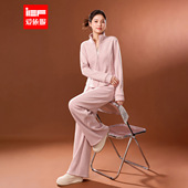 韩系温柔休闲风加绒上下套长裤 IEF 爱依服一整套穿搭2025秋冬新款