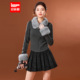 甜酷辣妹显瘦上下套短裙 美式 IEF 爱依服一整套穿搭2025秋冬新款