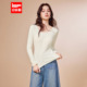 简约百搭修身 韩版 圆领可外穿纯色打底衣 爱依服2025秋冬新款 IEF