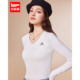 IEF 内搭可外穿自带胸垫设计打底衣 韩系修身 爱依服2025秋季 新款