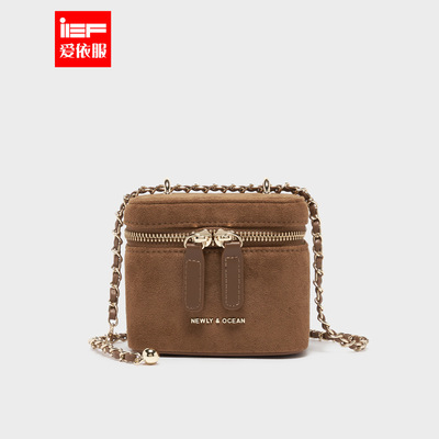 IEF/爱依服时尚女包2025新款韩系简约小香风迷你箱型百搭单肩包