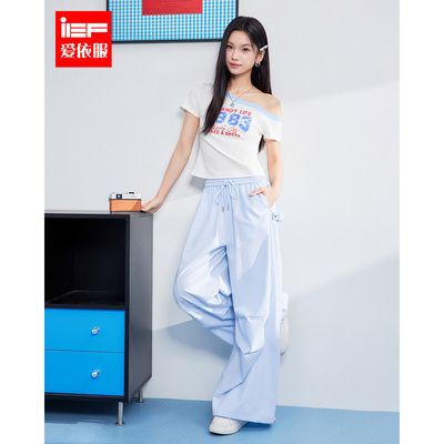 IEF/爱依服2026夏季新款韩系时尚休闲运动风套装女日常修身显瘦