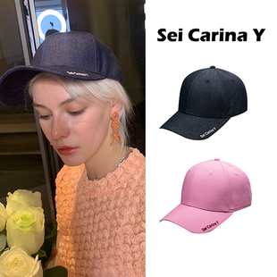 Carina 个性 刺绣棒球帽原创小众时尚 百搭情侣帽 杨紫同款 Sei