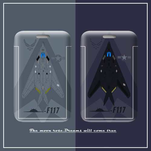 美军F117隐形轰炸机卡套男生用