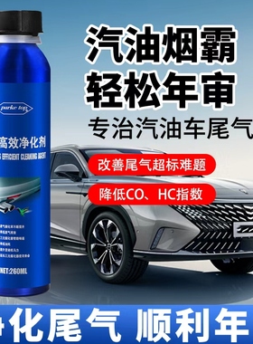 汽车尾气处理净化剂降COHC免拆三元催化器清洗过年检车审验车器