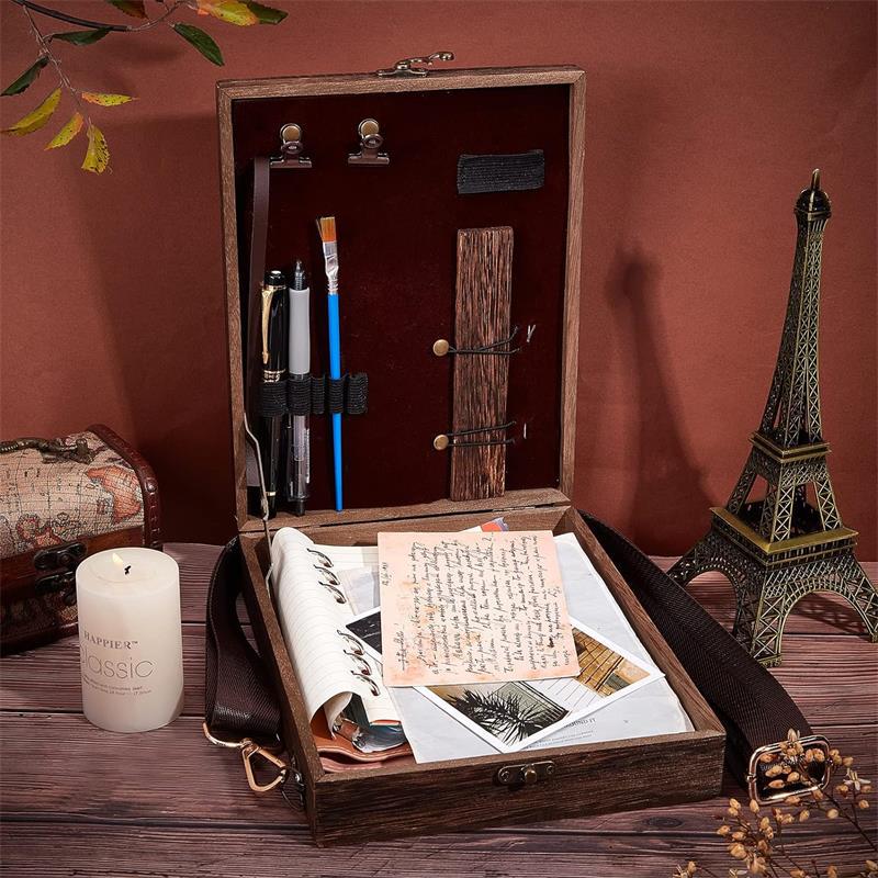 【现货】Writers Messenger Wood Box作家信使木盒挎包。包邮