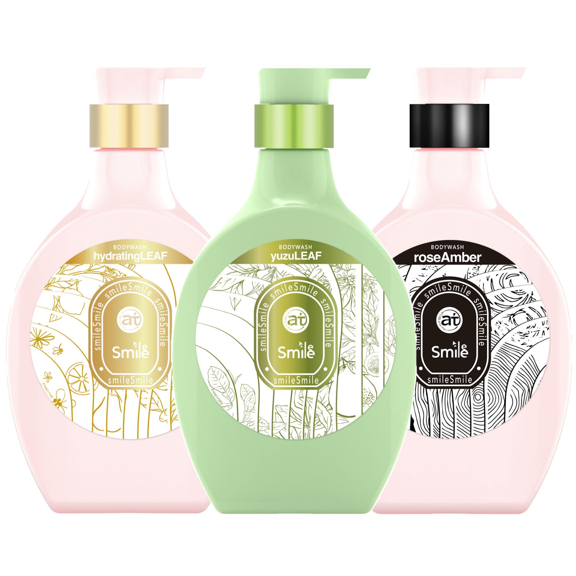菁华玻尿酸香氛沐浴露550ml檀香山禄柚叶/补水绿叶泡沫绵密易冲洗