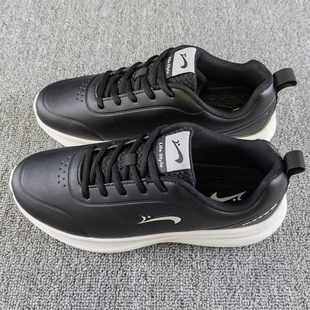 贵人鸟男鞋2025春季新款男士皮面轻便耐磨防滑减震运动休闲跑步鞋