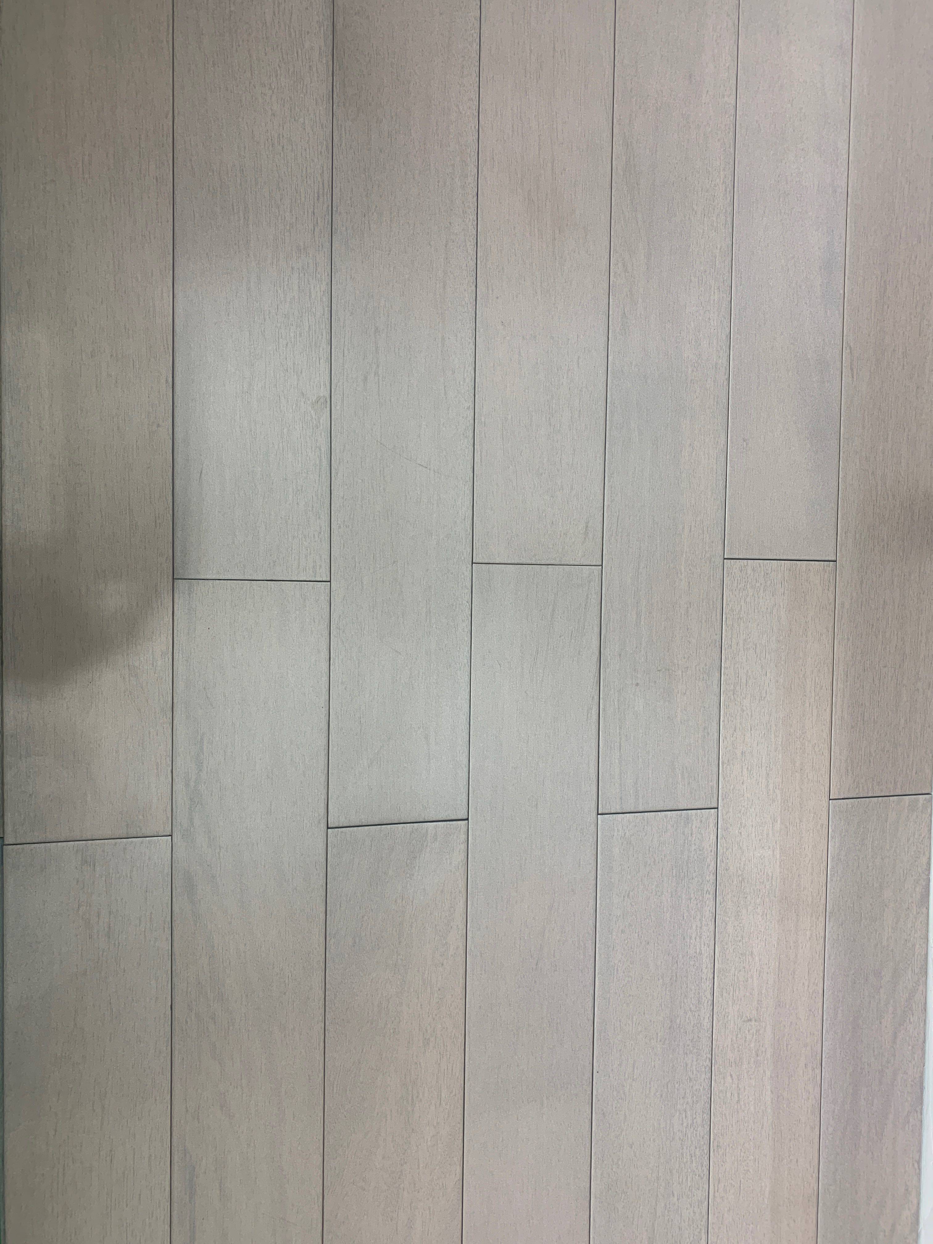 纯实木地板番龙眼浅灰色轻奢风装修效果图小菠萝唐木实惠