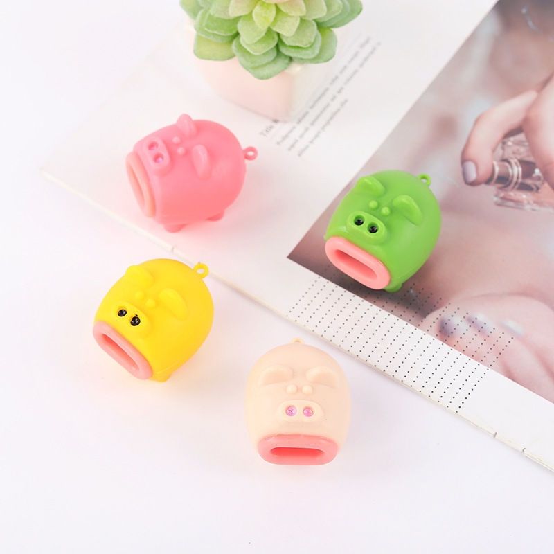 解压捏捏小猪亲吻猪发泄解压公仔玩具可爱猪猪学生上课无聊解闷