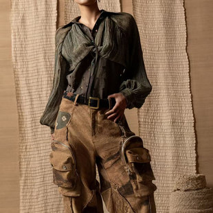 衬衫 云影 皆外 子 裤 依天木易草木染