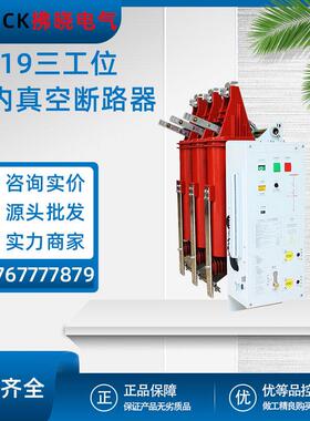 ZN19-12GD/630A户内高压真空断路器10KV三工位小型化上隔离下接地