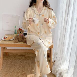 现货孕妇6535棉孕妇月子服孕期哺乳睡衣两件套装抖音密文