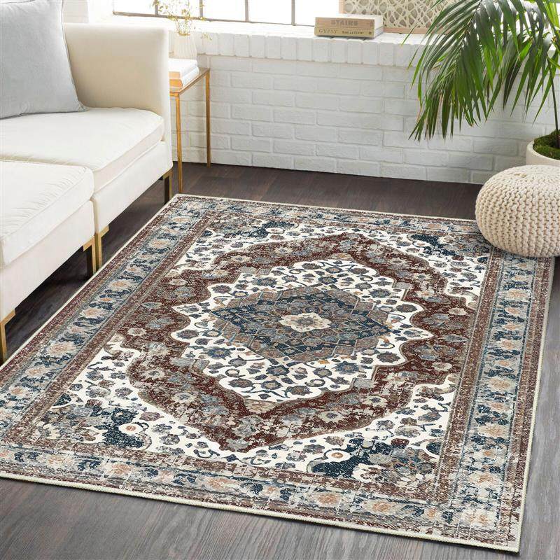 客厅复古民族风满铺地垫家用水洗底tpr防滑地毯加厚沙发茶几垫子,居家布艺,家用脚垫,淘宝优惠券,粉丝福利购,淘宝优惠卷