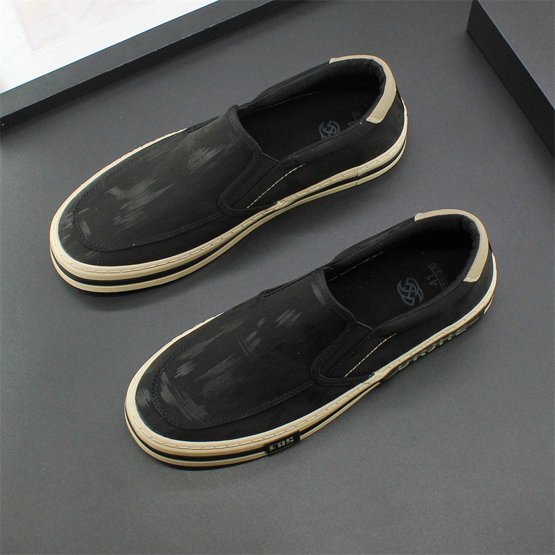 新款男鞋一脚蹬乐福鞋低帮薄款布鞋男士休闲潮鞋春季透气平底板鞋,流行男鞋,布鞋,淘宝优惠券,粉丝福利购,淘宝优惠卷