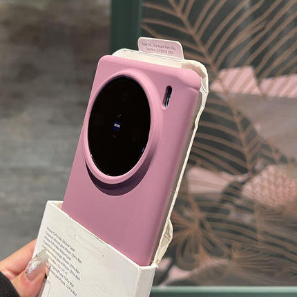 findx8s+纯色加仑紫适用oppo Reno14液态硅胶13/12pro手机壳findx9软糯X7Ultra防滑一加13T耐脏1+12不黄X8U