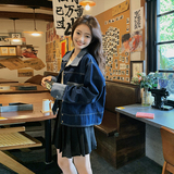 现货现货春装新品时尚牛仔宽松外套C295P125K188，女装短外套，2C295