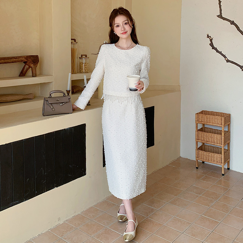 新品新款法式减龄两件套女2025春季新款7725p155K228,女装套装/套裙,2C295