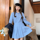 主推条纹连衣裙＋牛仔马甲两件套7723P155-K228，女装套装/套裙，2C295