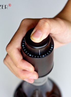 PTZER智能真空酒塞保存红酒葡萄酒储藏抽瓶塞家用密封带日期刻度