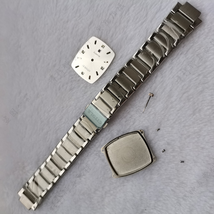 citole西腾手表带ct5004g男表链表盘字面表针指针把头柄头5004L女