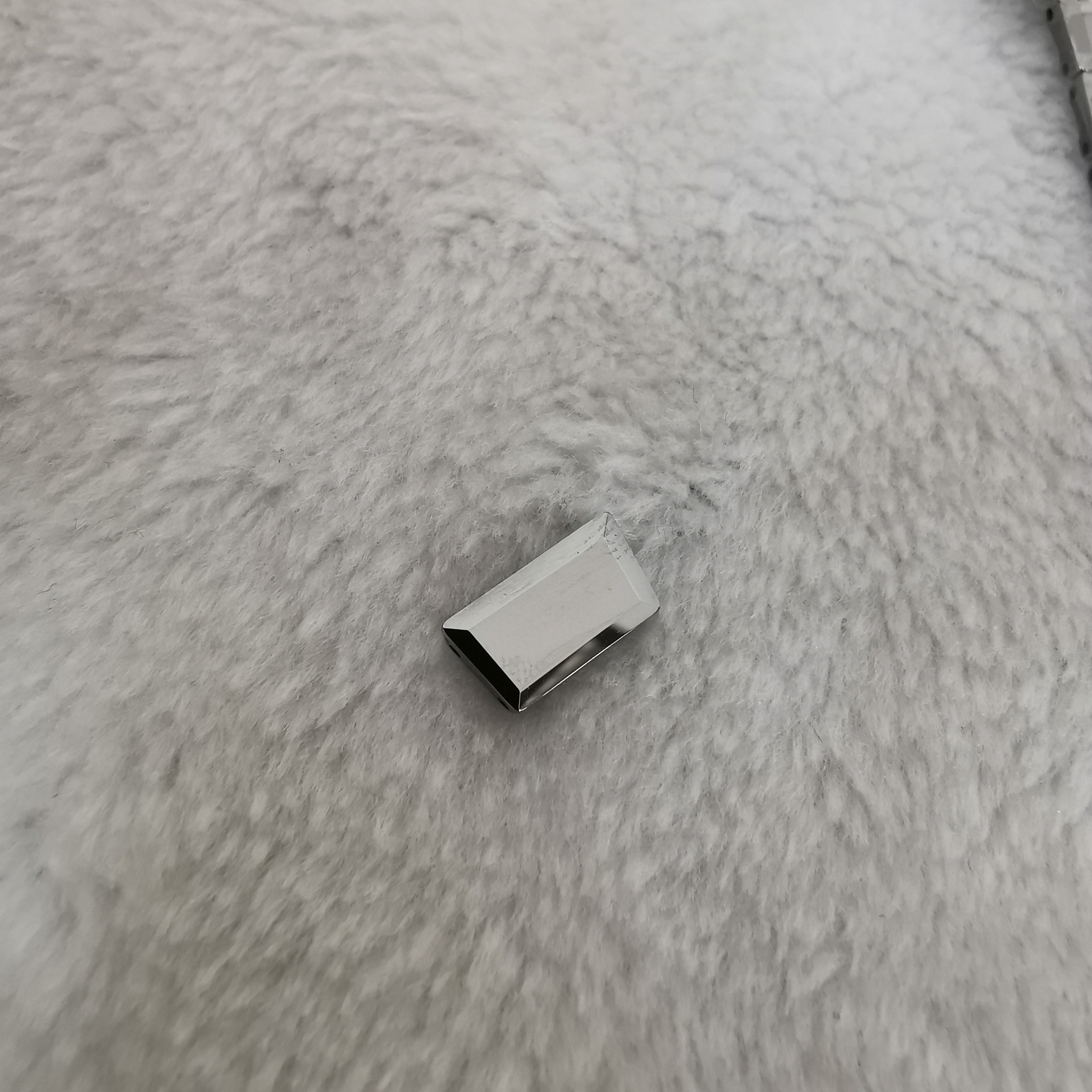MESHOR名梭钨钢表带节8009L女表链头节尾节中节配件原装