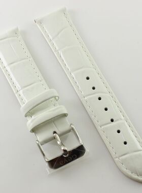 清仓Geay格雅牌5003L女款黑色白色新款真皮手表带5003原厂皮表带