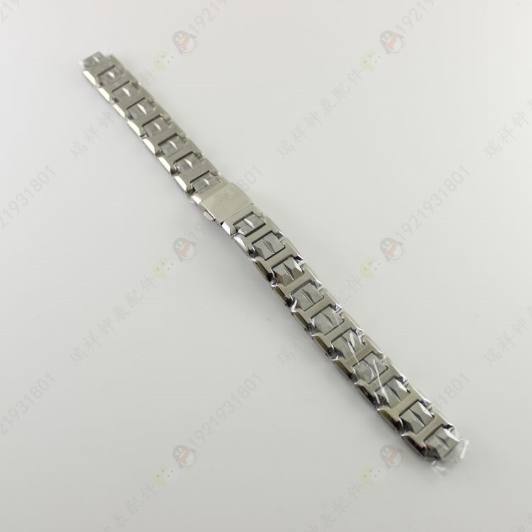 12mm凸头凹口7mm钨钢手表带表链配女款手表带