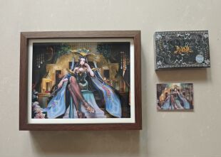 三国杀纸雕画框（含文创版卡牌及珠光原画卡）---郭照