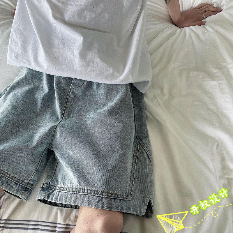 数据好夏季宽松牛仔短裤男五分裤 D258 W599 P40图片